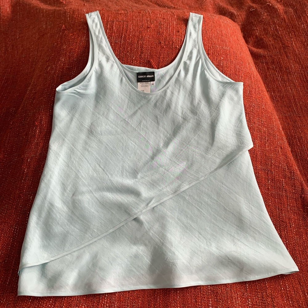 Armani Beautiful Silk tank top Sz 46